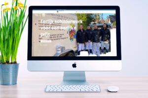 Website Schildersbedrijf de Graaf, gebouwd door Websiteforyou