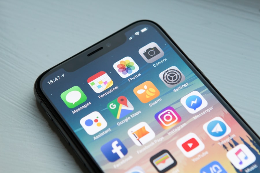 Mobielvriendelijke website op smartphone